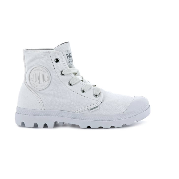 Palladium Pampa Hi Women\'s Boots White | UK M591-MNY